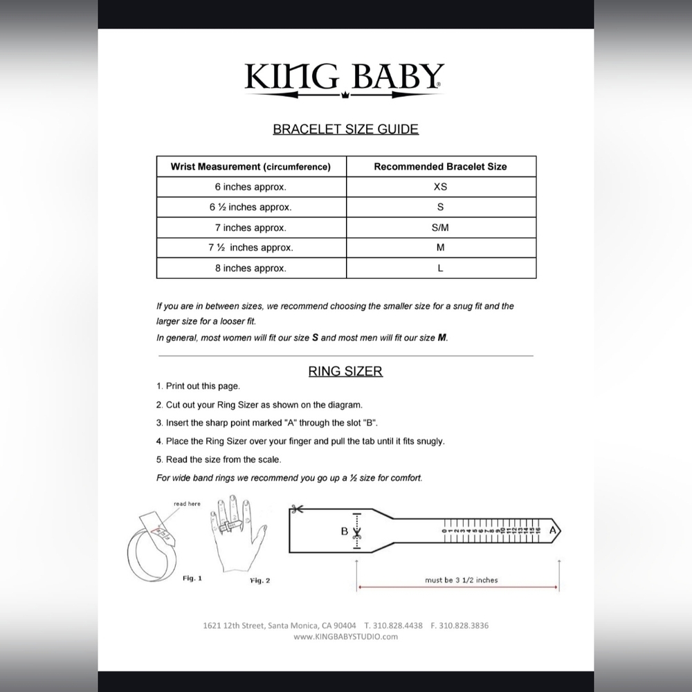 King Baby Studio Silver Fleur-de-Lis Bracelet - Picture 10 of 15